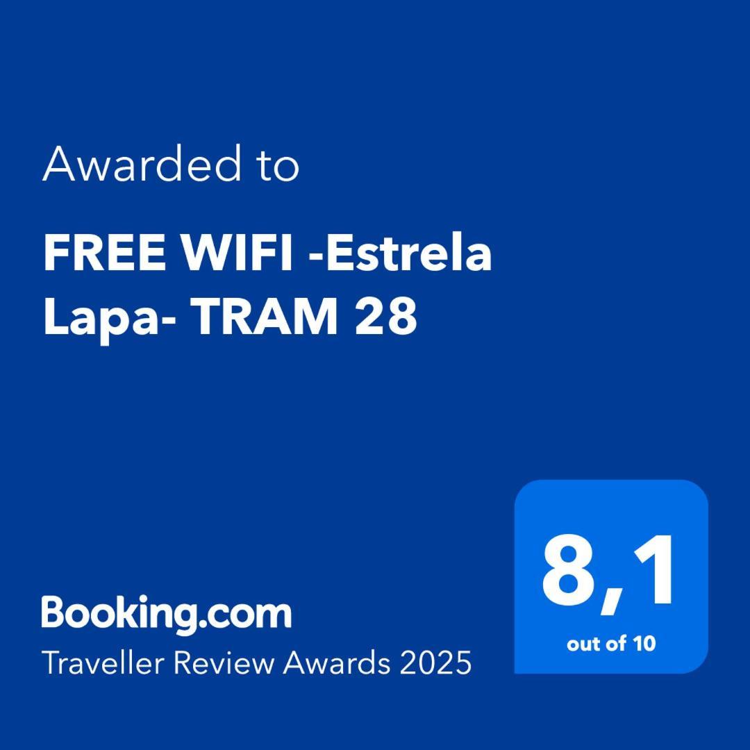 Апартаменти Free Wifi -Estrela Lapa- Tram 28 Лісабон Екстер'єр фото